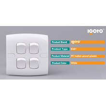 Igoto E401 Concealed Installation 4 Gang Wall Switch